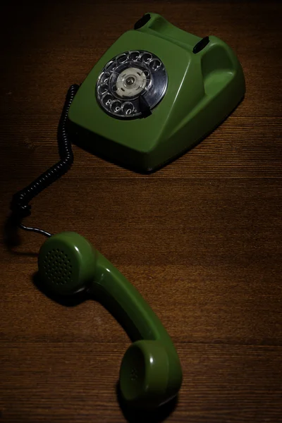 Vintage phone on the table