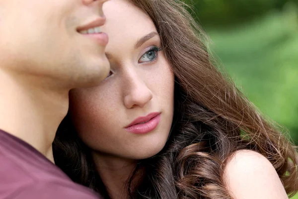 Young couple in the park