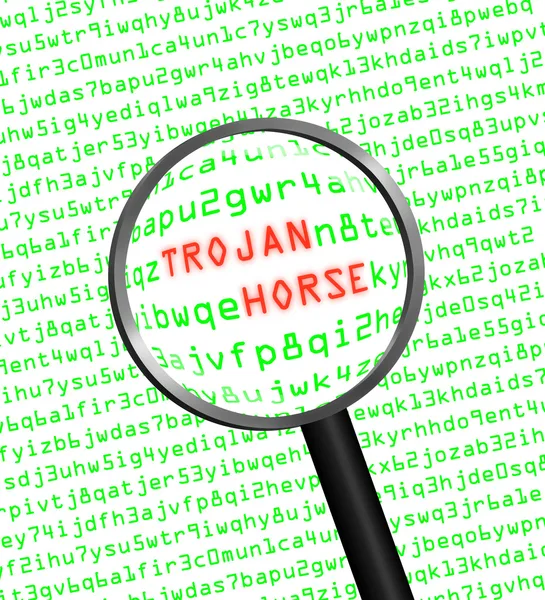 Magnifying glass finds trojan horse in computer code