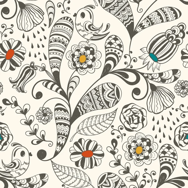 Spring Vector Seamless Wallpaper Pattern