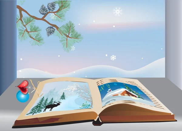 Books-color-winter-landscape