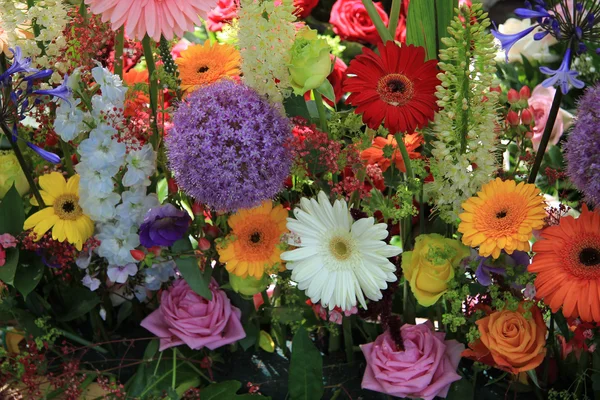 Multicolored floral arrangement