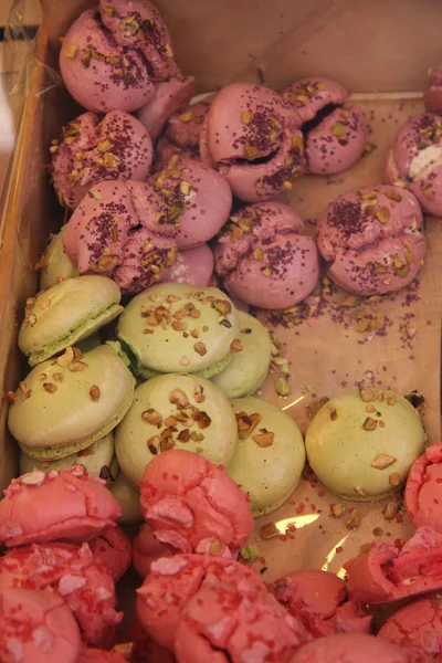 Macarons in a French shop