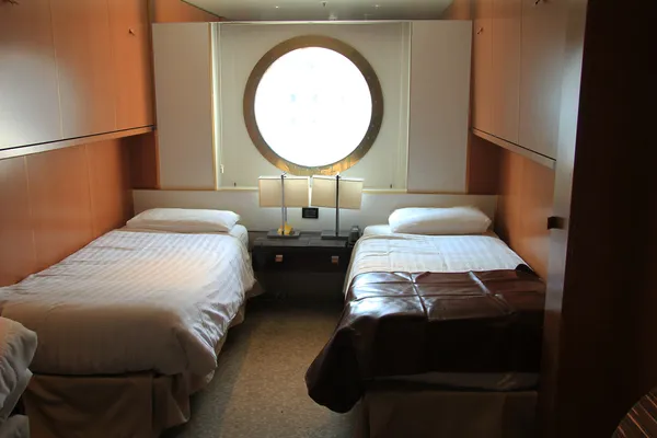 Cruise ship cabin interior