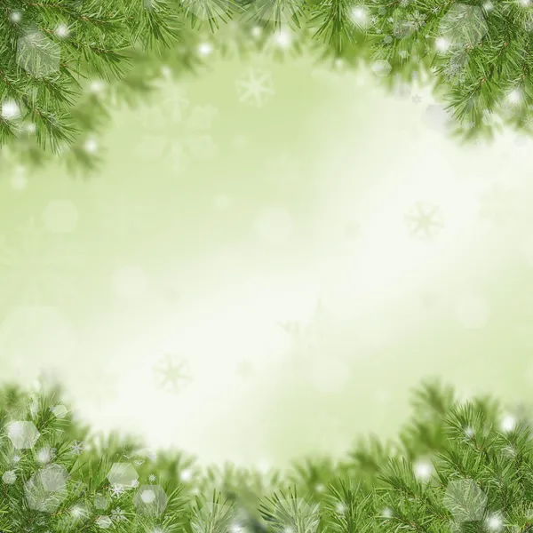 Christmas green framework