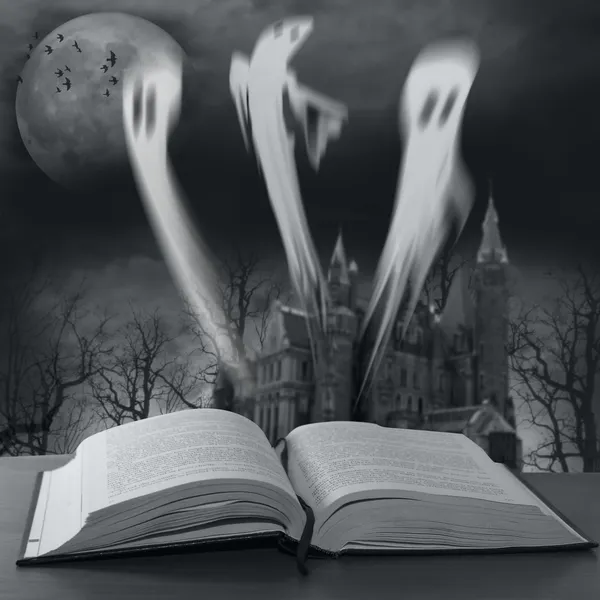 Story book with ghost stories