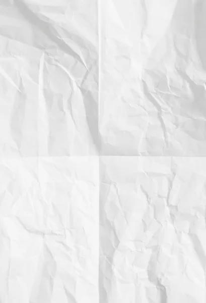 White sheet of paper folded