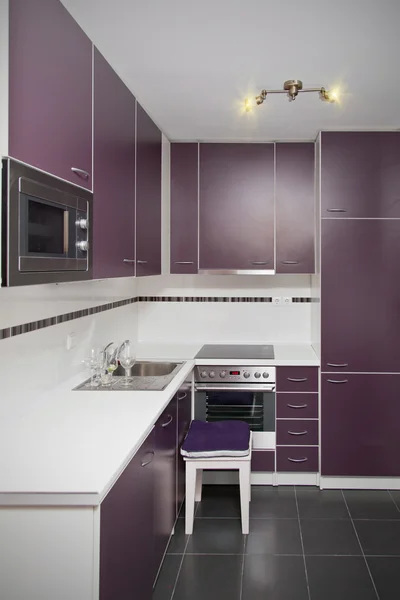 Modern small kitchen clean interior design