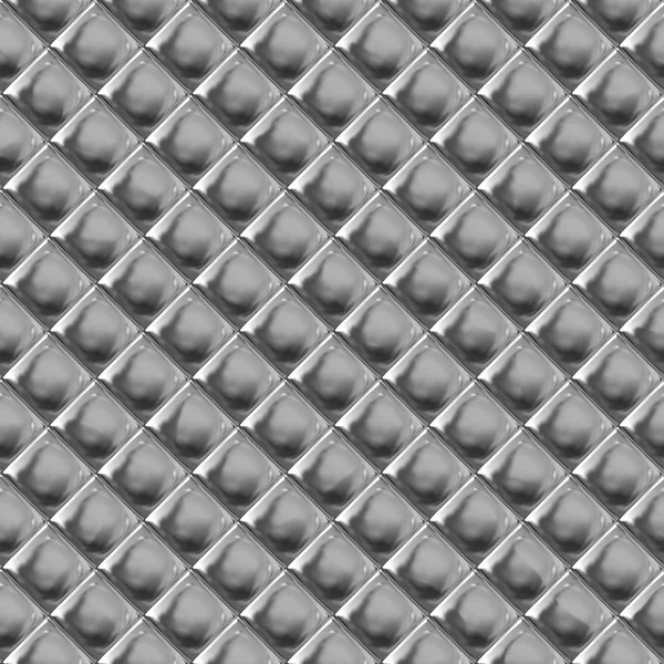 Metal silver checked pattern