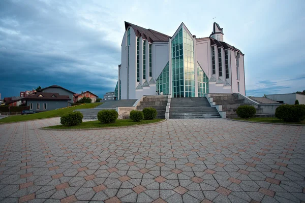 Modern church exterior