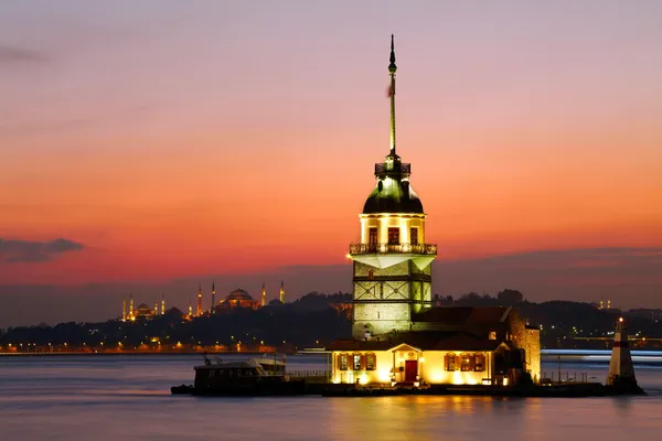 Maiden's Tower (Kiz Kulesi). Istanbul, Turkey