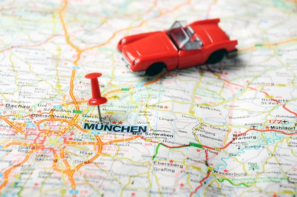 Munchen ,Germany map cabrio