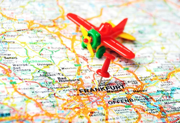 Frankfurt, Germany map airport