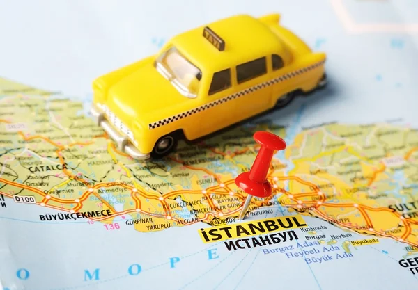 Istanbul ,Turkey  map taxi