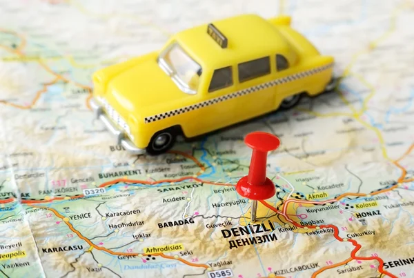 Denizli ,Turkey  map taxi