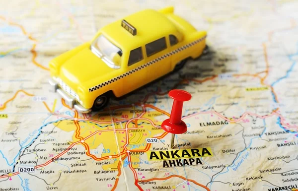 Ankara ,Turkey  map taxi