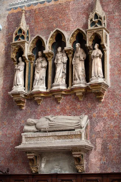 Medieval and Renaissance wall tombs in Santi Giovanni e Paolo, Venice