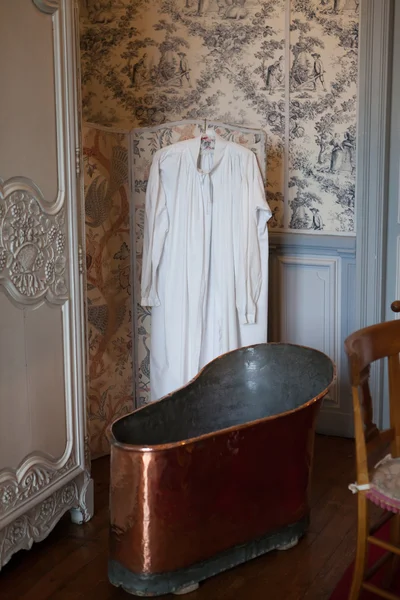 In style kept rooms in the castle Valencay. Loire Valley. France