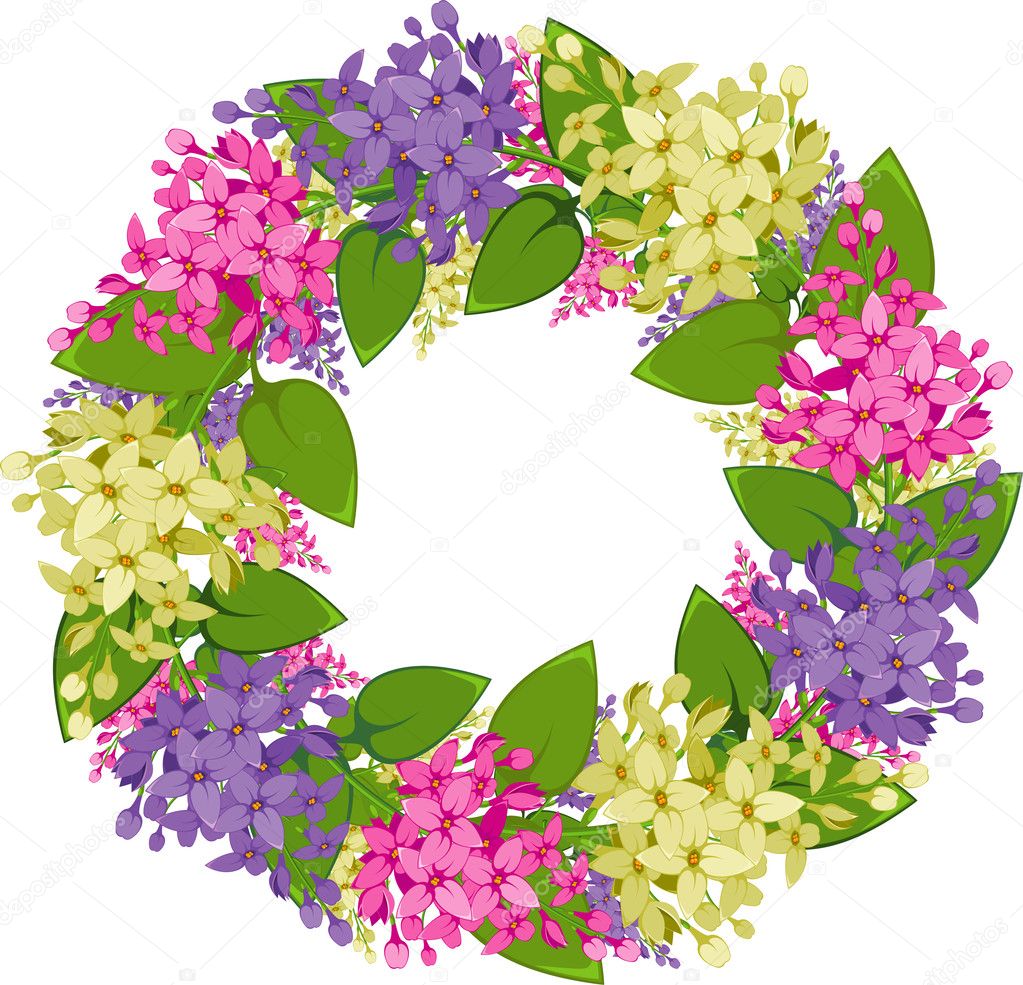 spring wreath clipart - photo #26