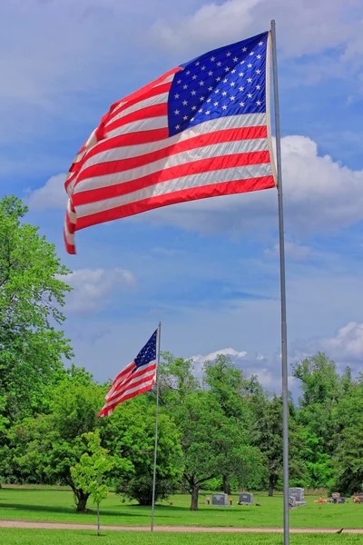 US flag Memorial Day