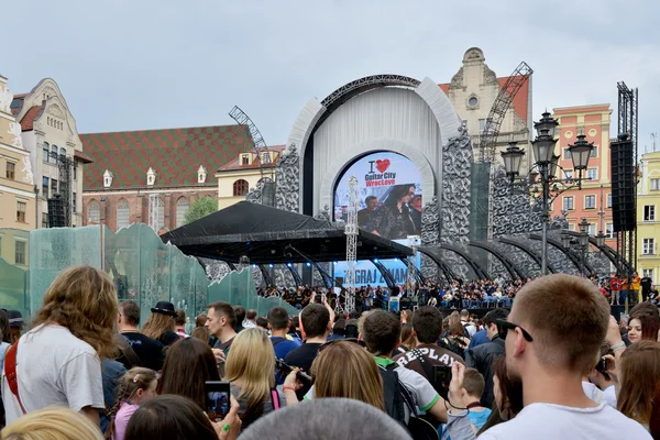Guitar Guinness World Record event in Poland May 1, 2014