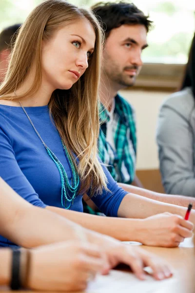 Students in class