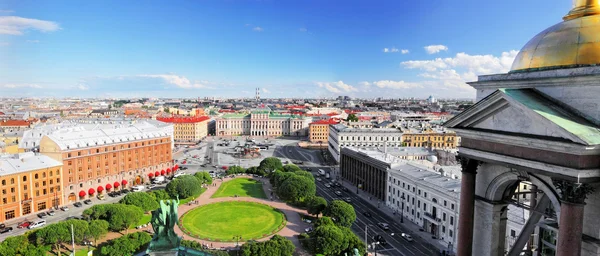 View on of St. Petersburg city from the colonnade of St. Isaac\'s.