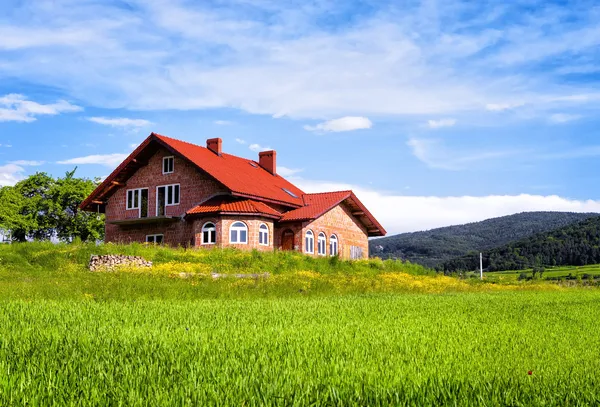 New house in the mountains