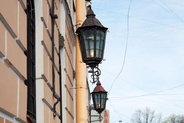 Two vintage street lamp