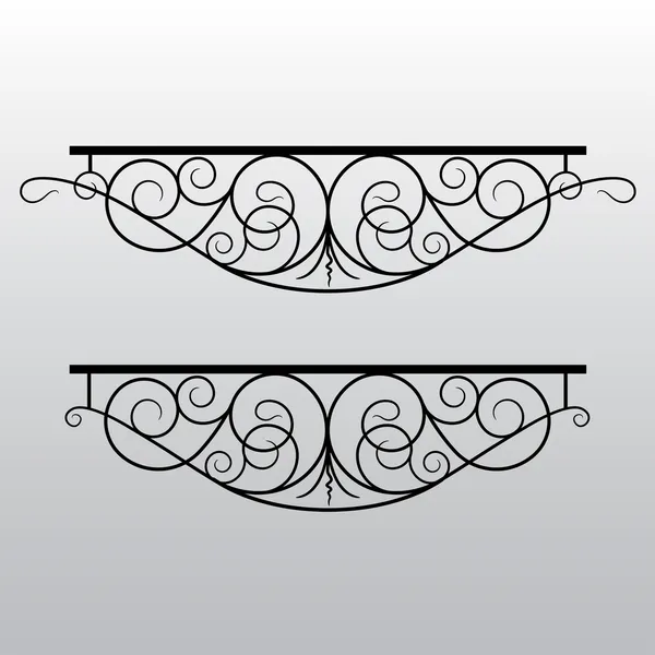 Vector ornament for the forged products