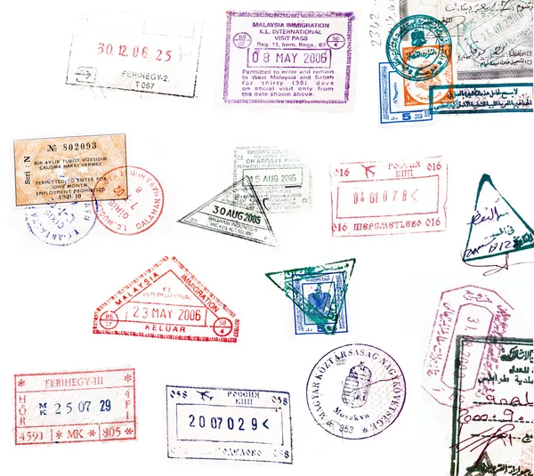 签证印章 - 图库照片Stan_pit#2004832