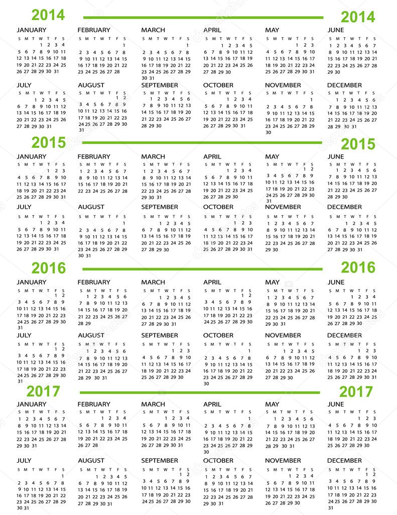 year 2015 calendar united states
