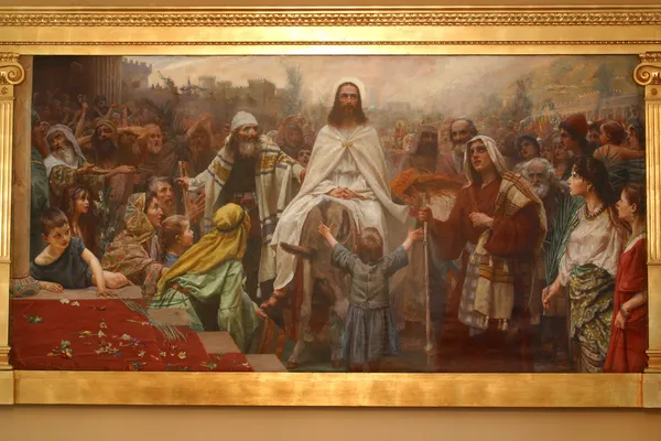 Jesus\' triumphal entry into Jerusalem