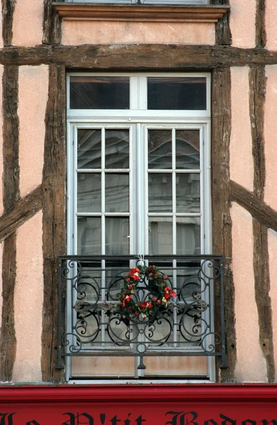 French traditional house window in Sens