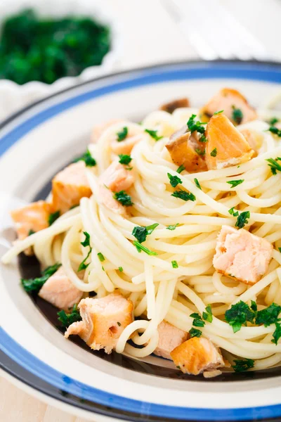 Salmon pasta