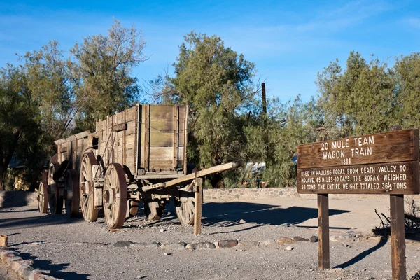 20 Mule Team Wagon Train in Death Valley
