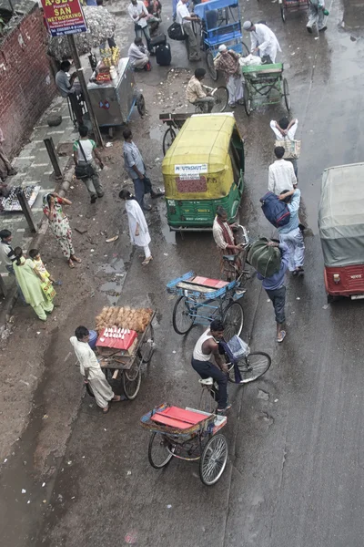 Tuk tuks on the street in India