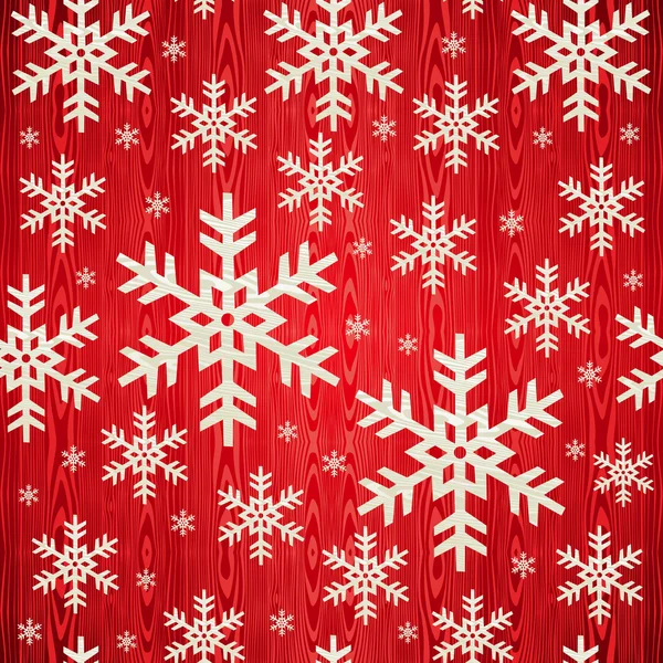 Christmas wooden snowflakes pattern