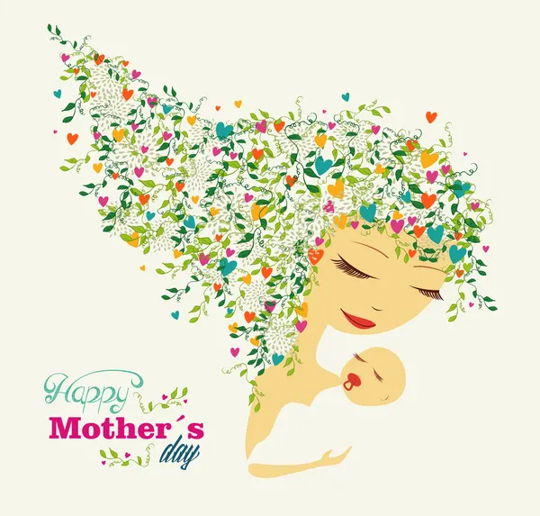 Happy Mothers day greeting card