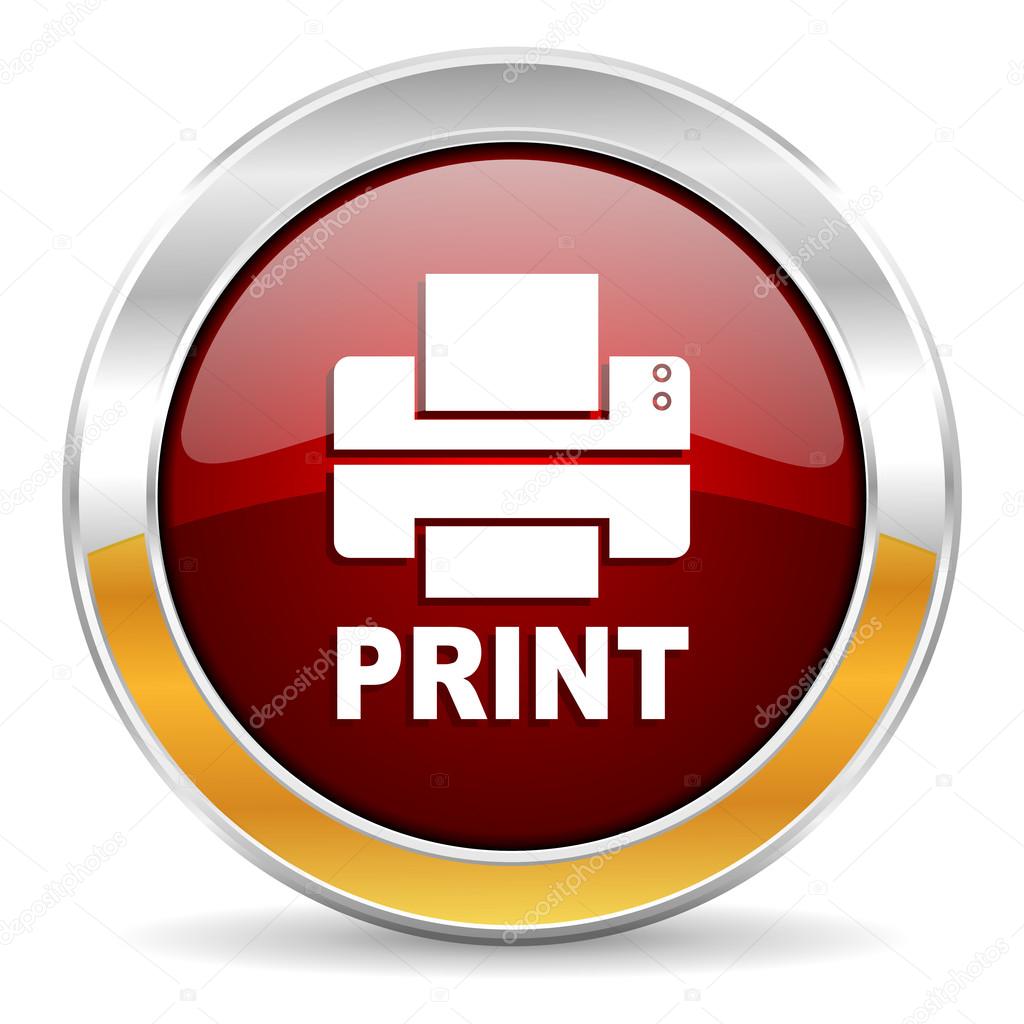 Printer icon — Stock Photo © alexwhite #34401505
