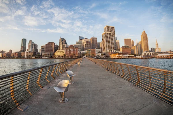 San Francisco in fish eye