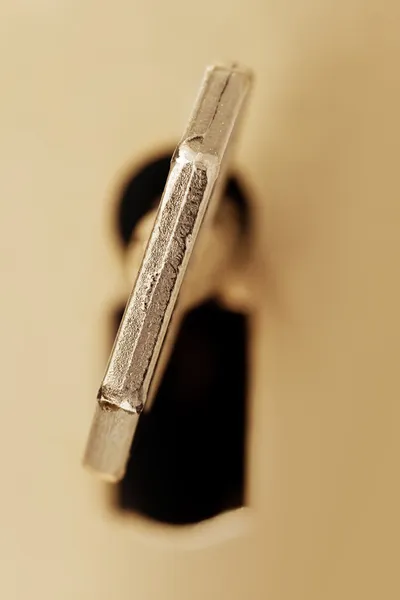 Key in a keyhole