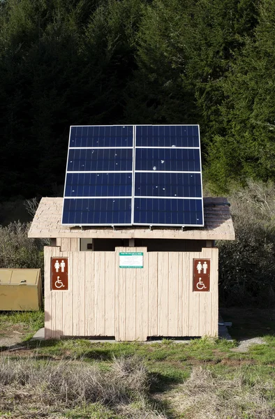 National Park Camp Site Bath Room Solar Panels