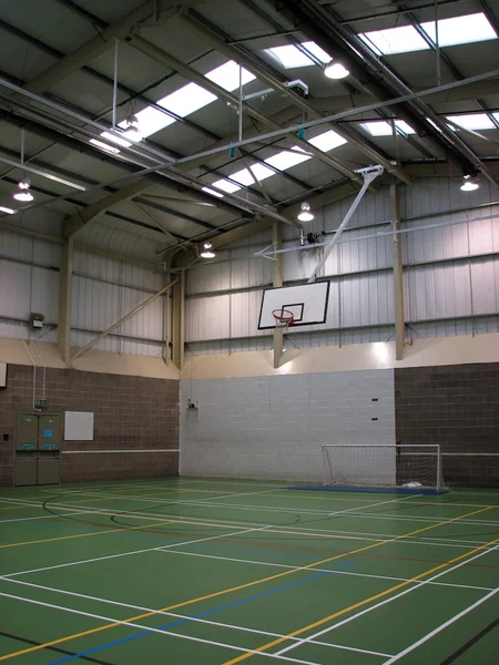 Empty sports hall