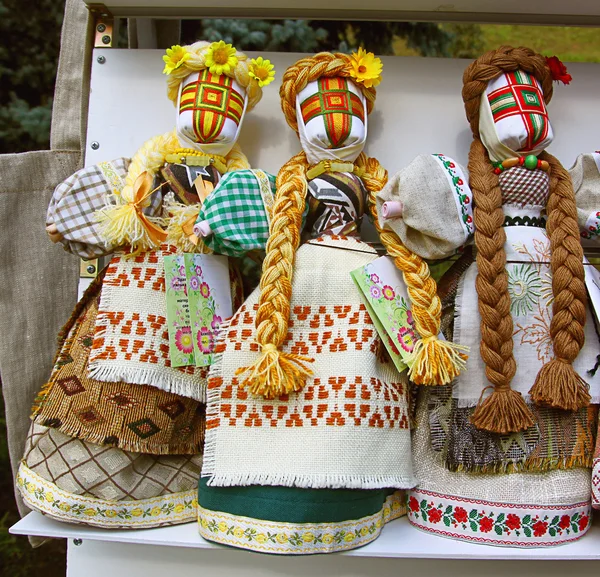 Sale of Ukrainian folk dolls \