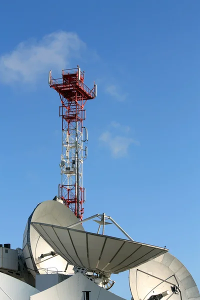 Parabolic antenna satellite communications