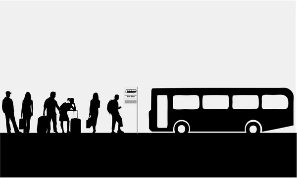 Bus stop- city live