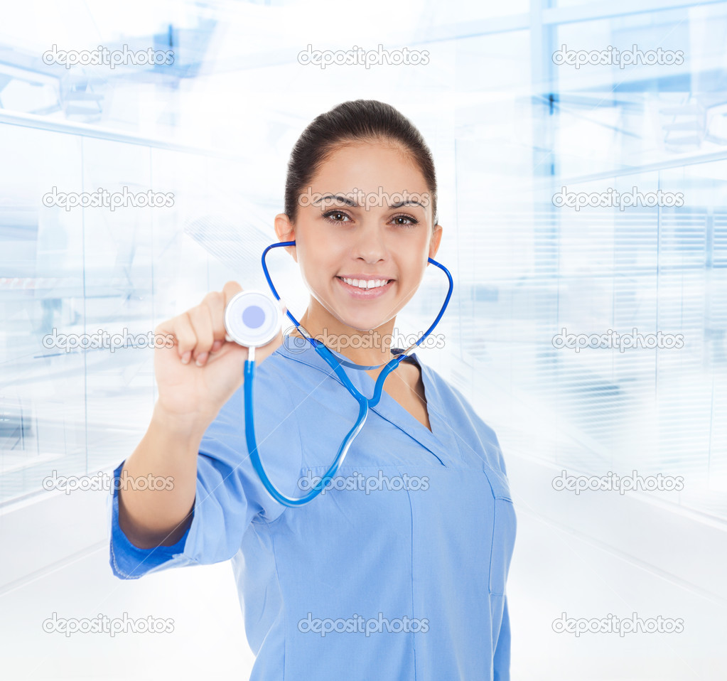 Stethoskop nackt frau doktor photo 8