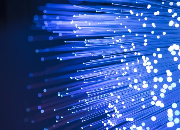 Computer data concept with fiber optic for global communication