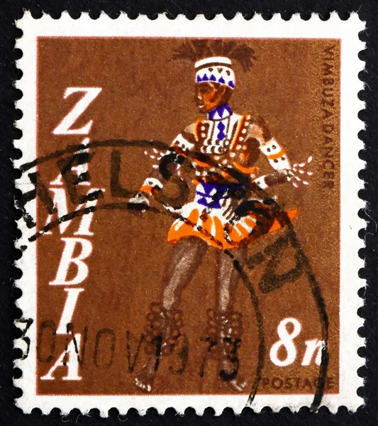 Postage stamp Zambia 1968 Vimbuza Dancer, Healing Dance